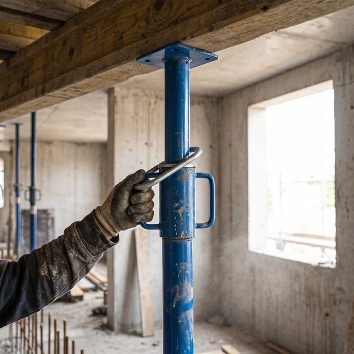 Stemple budowlane Regulowane Metalowe Podpory Montażowe 1600 kg