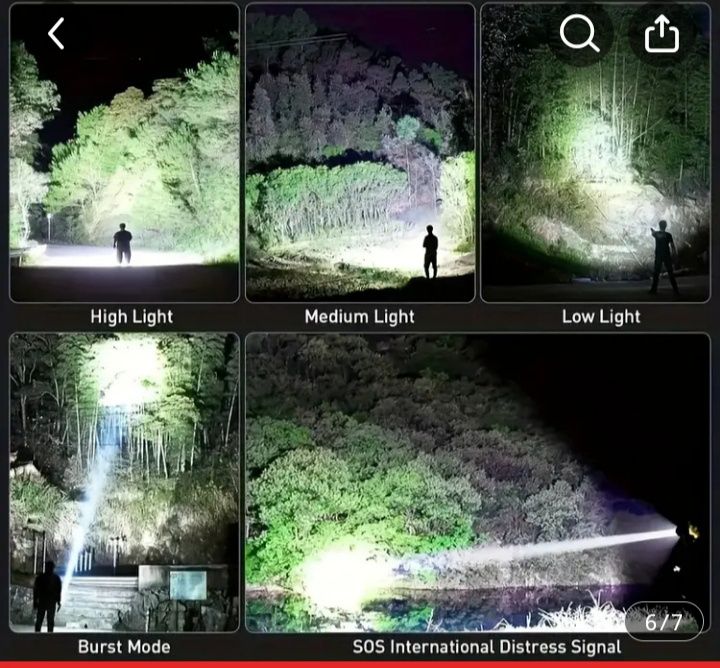 Надпотужний тактичний ліхтар