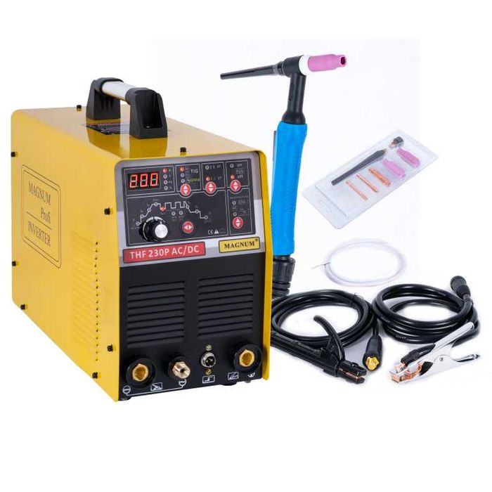 Spawarka inwertorowa TIG AC\DC Magnum THF 230P PULS + MMA do aluminium