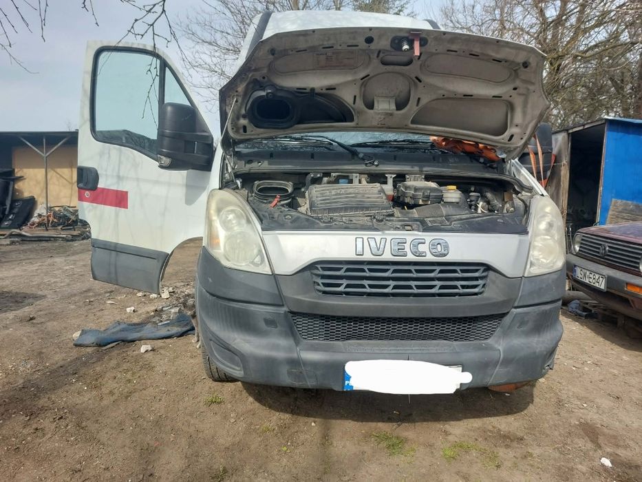 Drzwi boczne,przednie iveco daily 2012,maska,blotnik,zderzak,reflektor