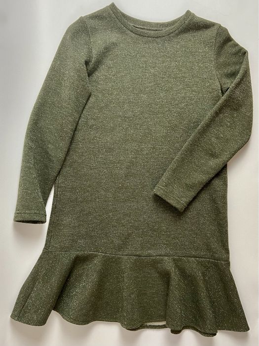 Сукня тринитка оливка 146-152р