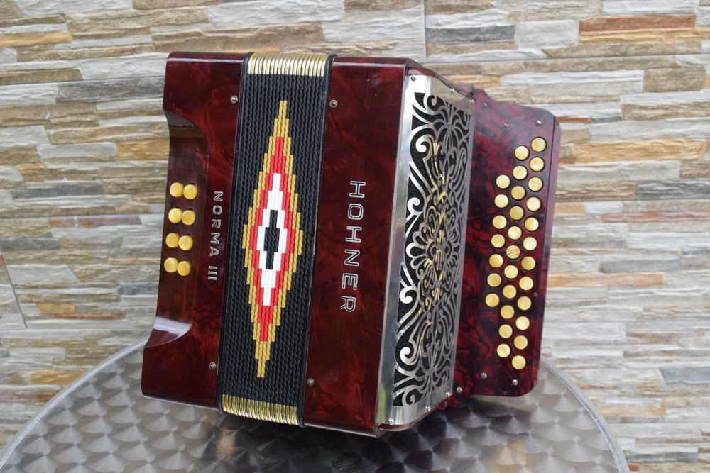 Concertina Hohner 3 Voz. Sol Do Fa