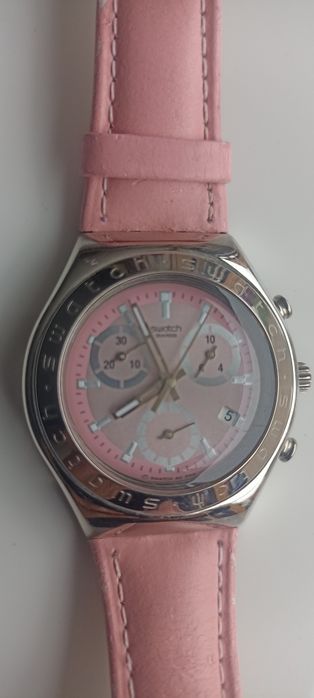 Винтажні жіночі часи Swatch Irony Рожеві