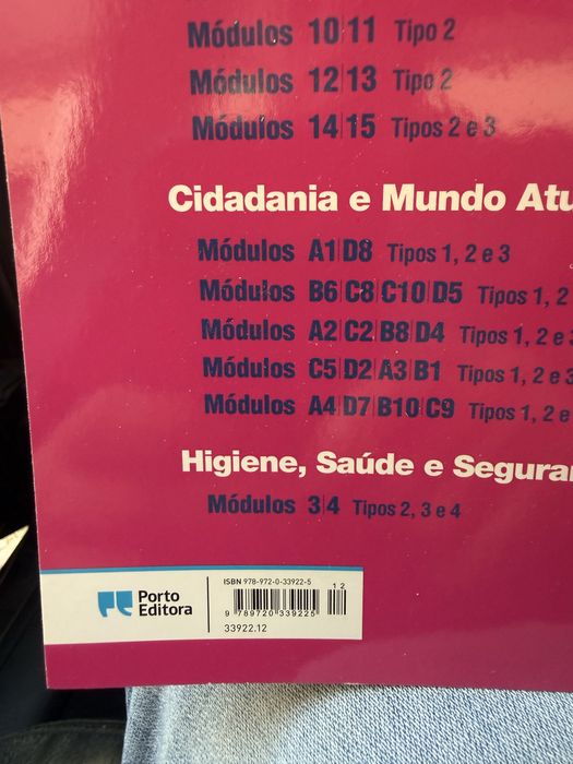 Conjunto de livros de Curso de Educação e Formação