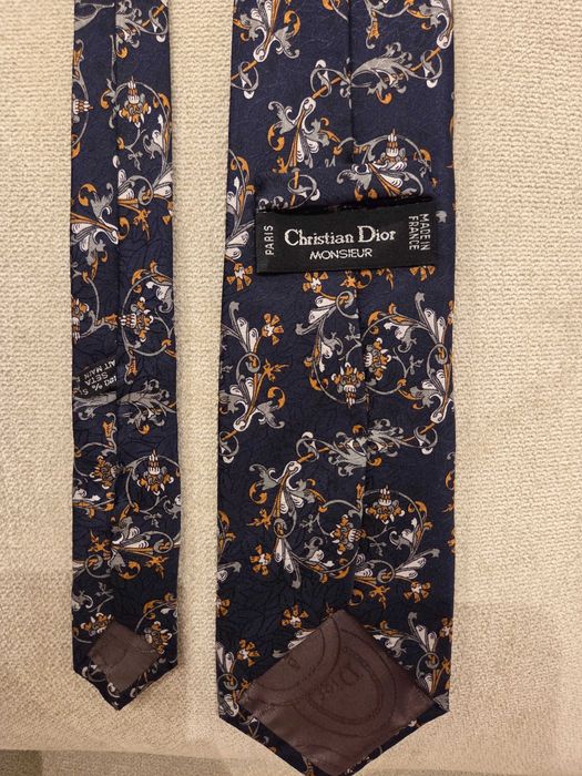 Gravatas Christian Dior Monsieur – 100% Seda – Made in France – Handmade