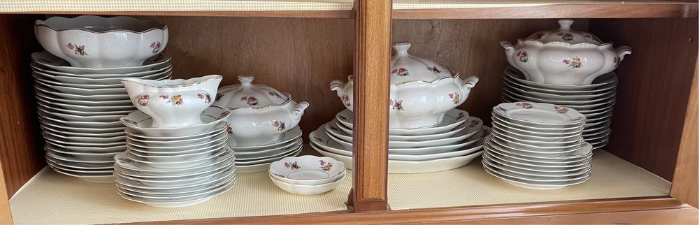 Serviço de jantar Porcelana antigo