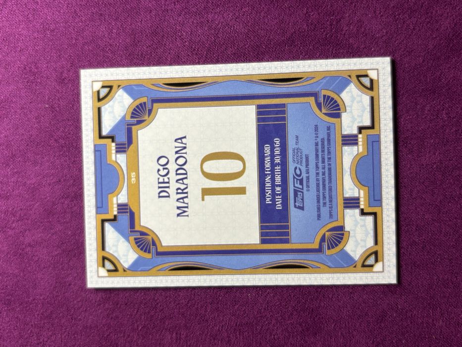 Maradona argentina premium card