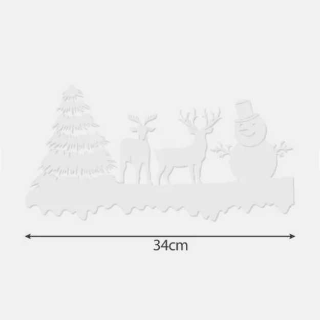 Naklejki świąteczne na okno Ruhhy 22253