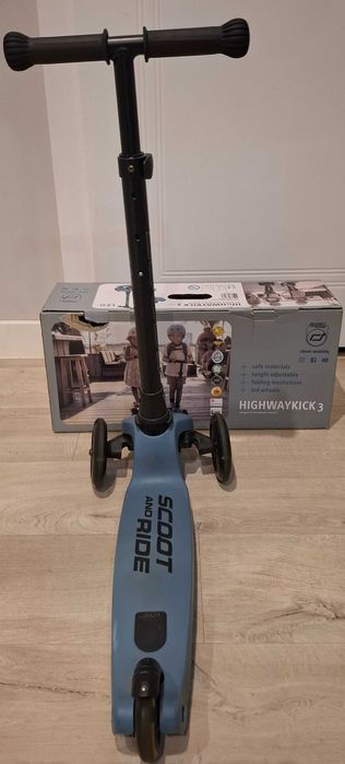 Hulajnoga Scoot & Ride Highwaykick 3, Led, dziecko prezent  3+ / 6 lat
