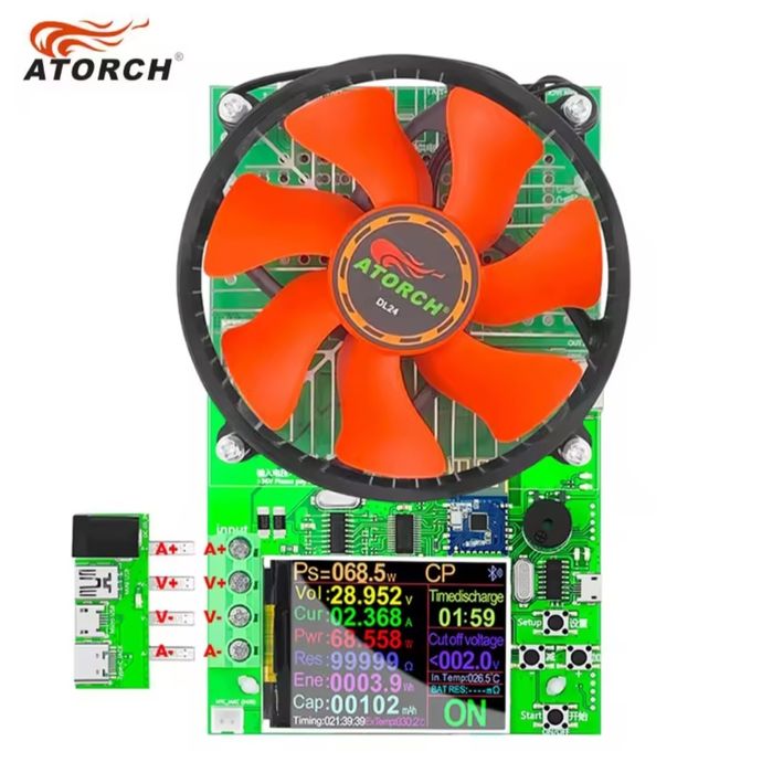 Электронная нагрузка Atorch DL24 150 Вт с тестером USB постоянного ток