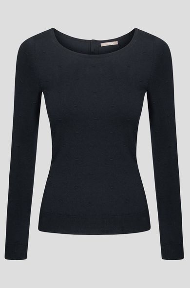 granatowy sweter Orsay