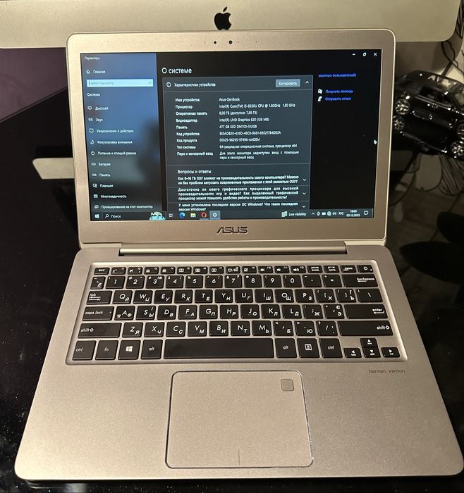 Ноутбук Ультрабук Asus Zenbook i5-8250(1.6-3.4 ГГц)DDR4 8GB/ SSD 512GB