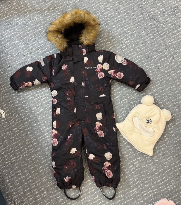 Nordbjorn зимовий комбінезон huppa шапка вовняна