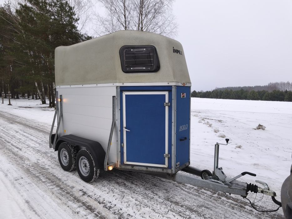 Przyczep konna na 1.5 konia BOECKMAAN 1300dmc 2003r ALUMINIOWA !!!