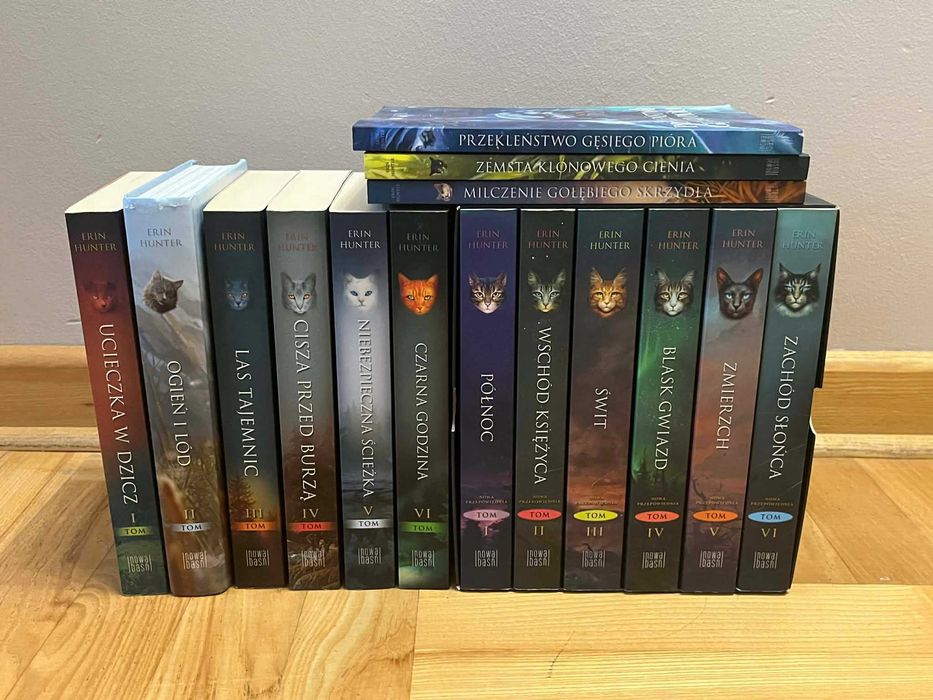 Wojownicy seria 1-2 (12 książek) + 3 nowele