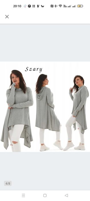 Tunika z otworem na kciuk