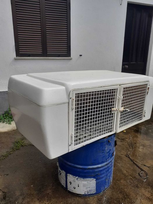 Caixa de Transporte em Fibra para Cães/Motocross/Caça – Dupla Porta