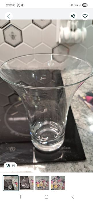 Wazon duży szkło lampion