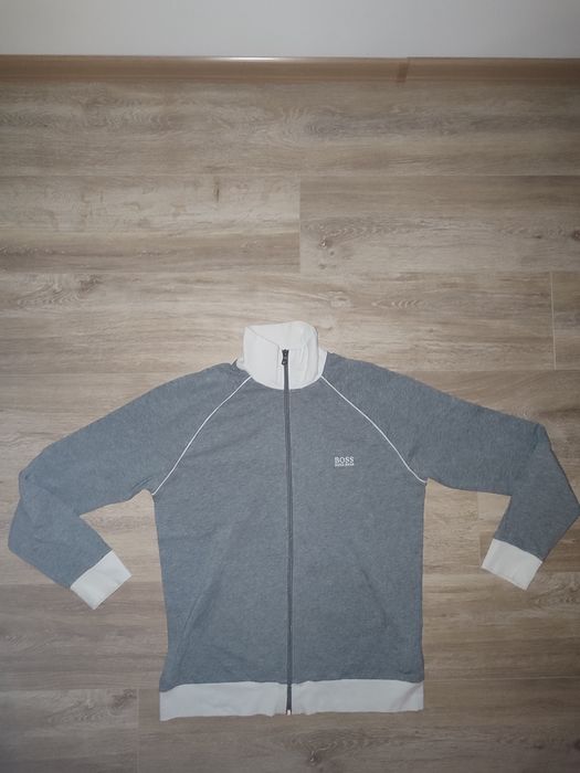 Bluza rozsuwana ze stójką sportowa Hugo Boss