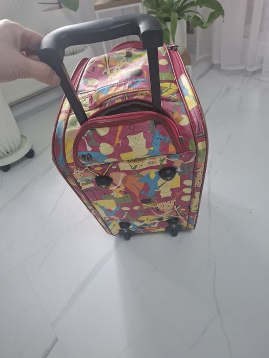 Torba weekendowa walizka podrózna  ze stelażem  wzory