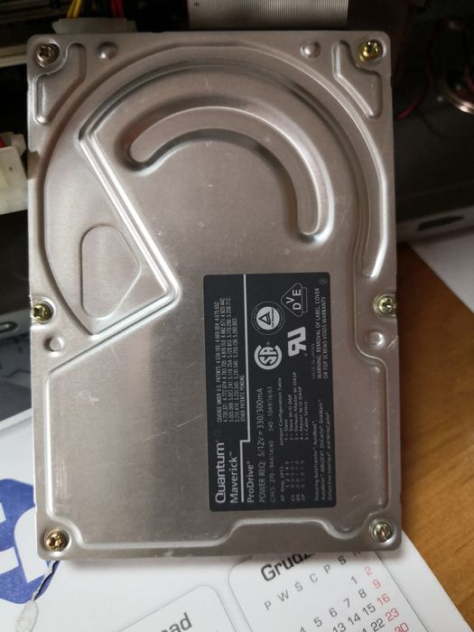 Dysk twardy Quantum 540MB