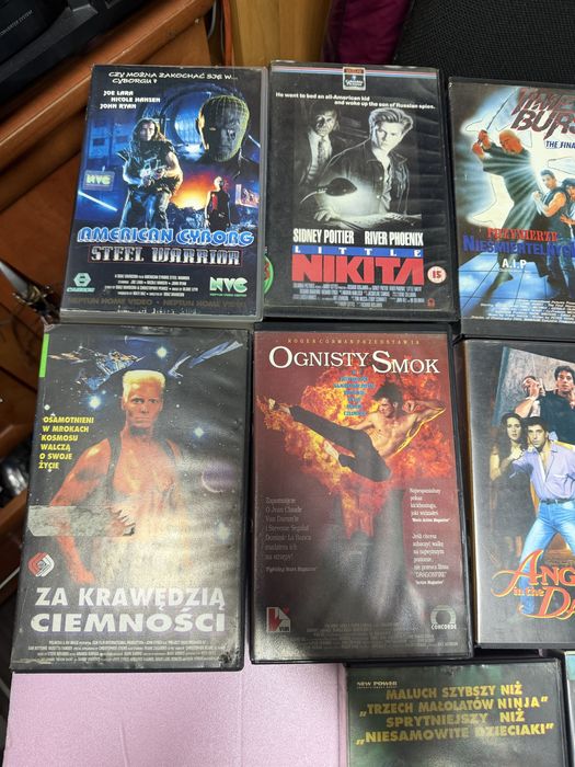 Kasety vhs wideo