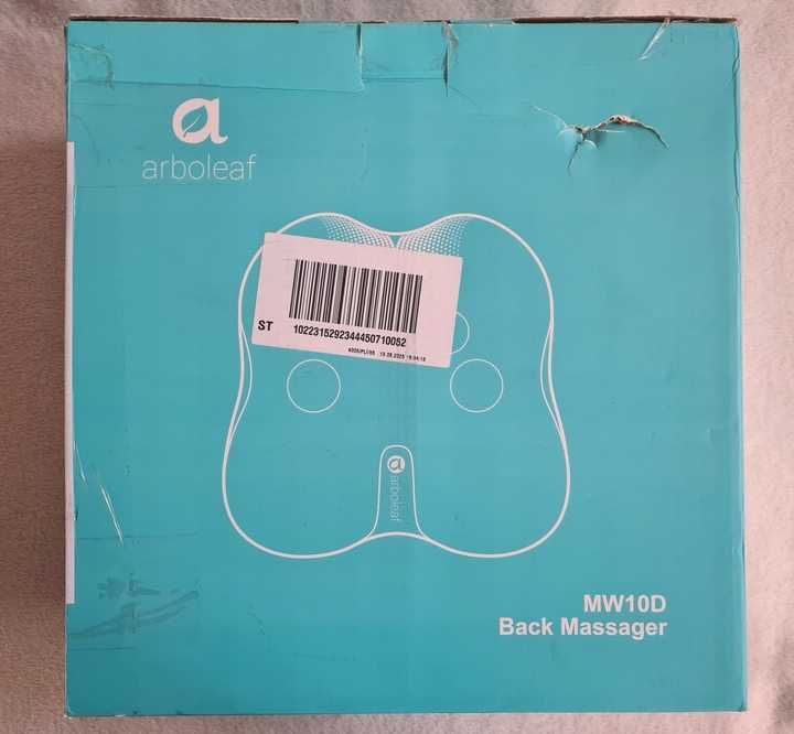 Poduszka masująca Arboleaf z funkcją ogrzewania, bezprzewodowy masażer