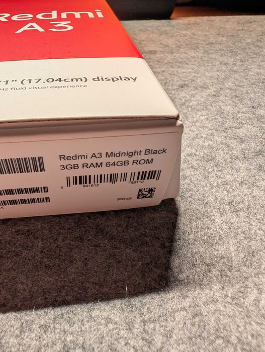 Xiaomi Redmi A3 – 3GB RAM / 64GB – Como Novo (Fatura/Garantia)