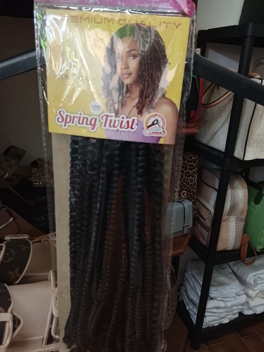Tranças de postiço twist para crrchet