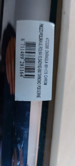 Noga chromowana 60*820