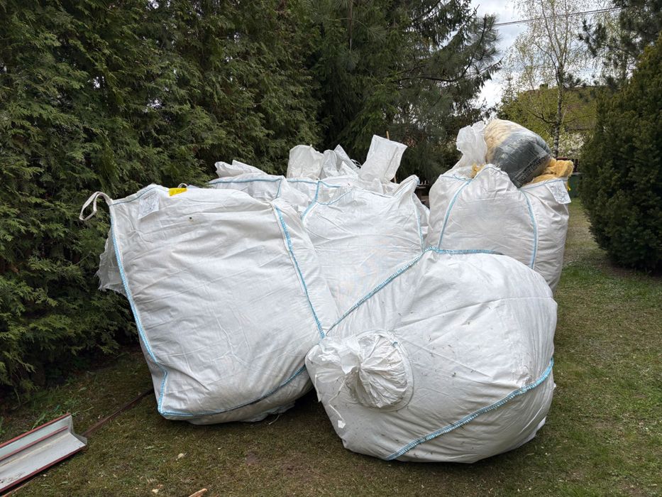 wełna mineralna - 12 bigbag po 2 m3
