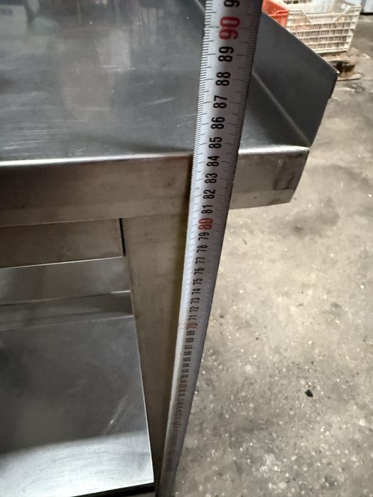 Bancada inox, gaveta café