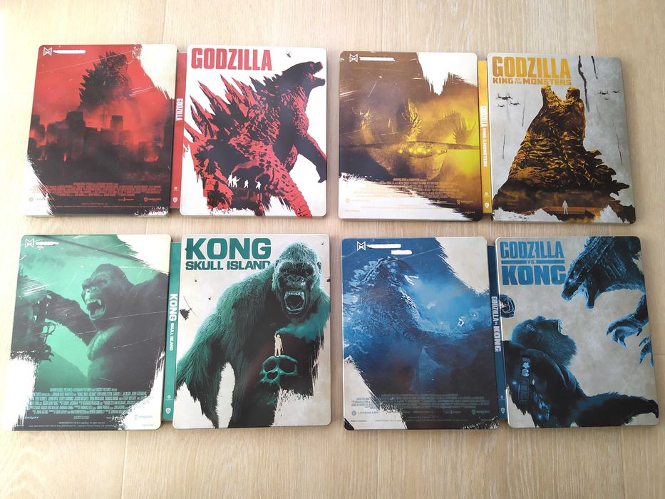 Monsterverse Collection (4K + 2D Blu-ray 4x Steelbook) (8 Płyt)