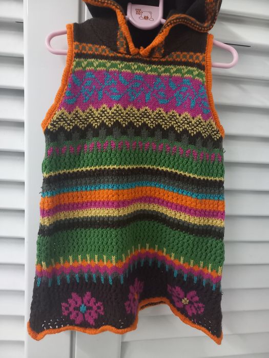 Vestido de menina malha BENETTON 3 anos