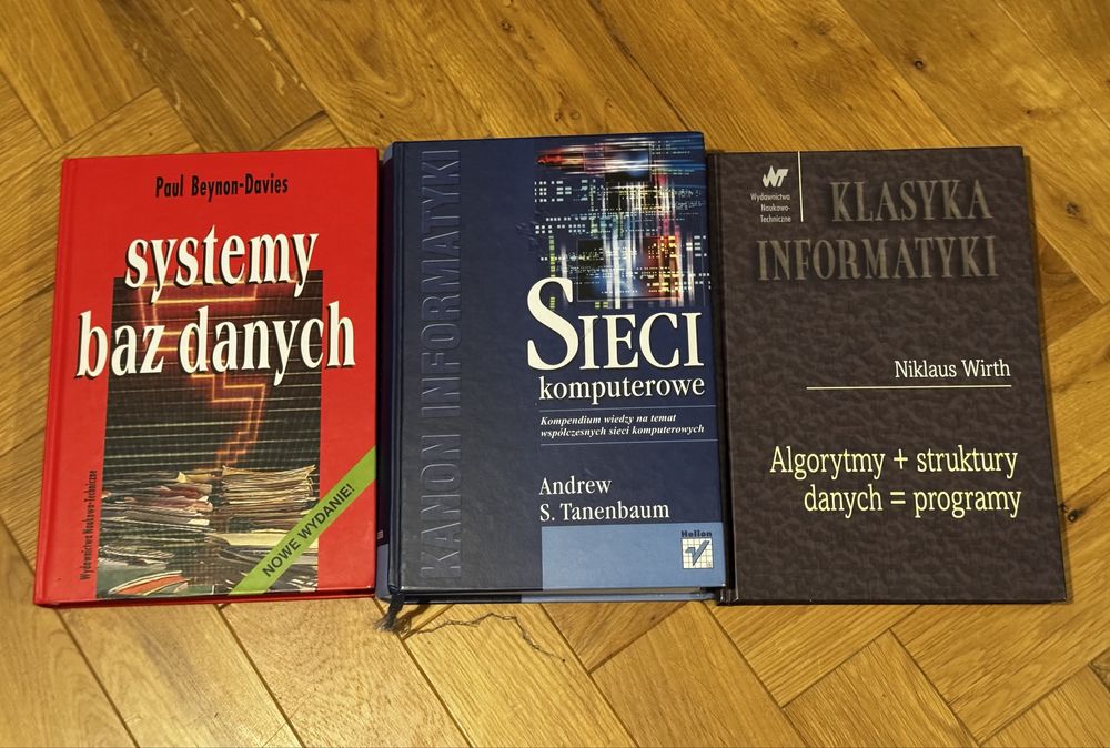 Bazy danych - sieci komputerowe - algorytmy - informatyczne podręcznik