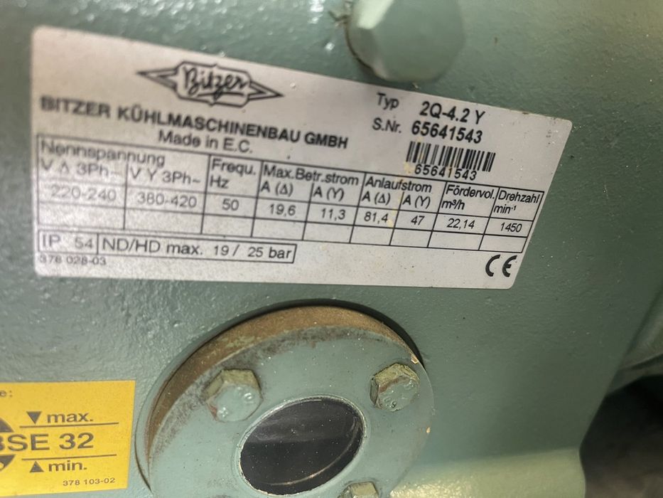 Компресор Bitzer 2Q-4.2 Y б/в