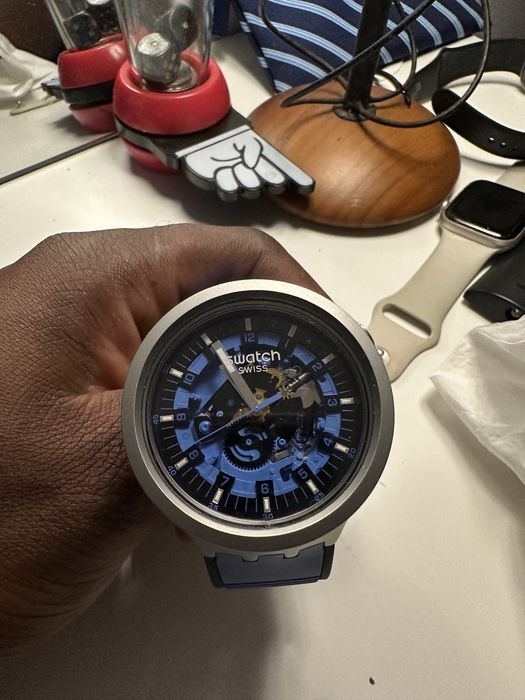 Swatch Big Bold Irony “Azure Blue Daze”