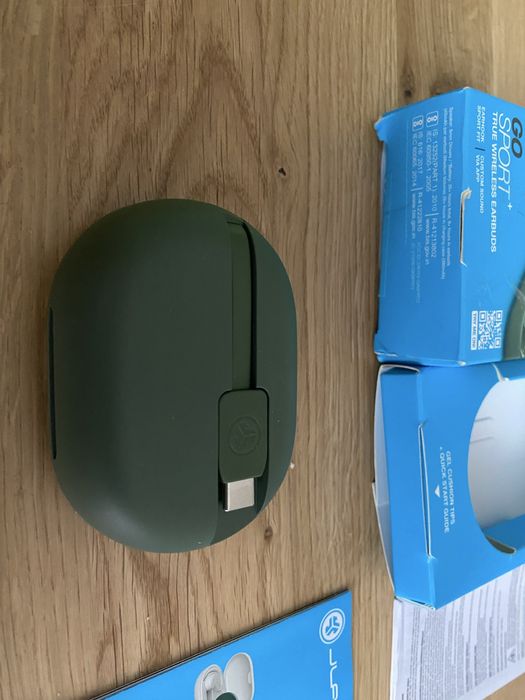 JLab Go Sport olive green sluchawki sportowe