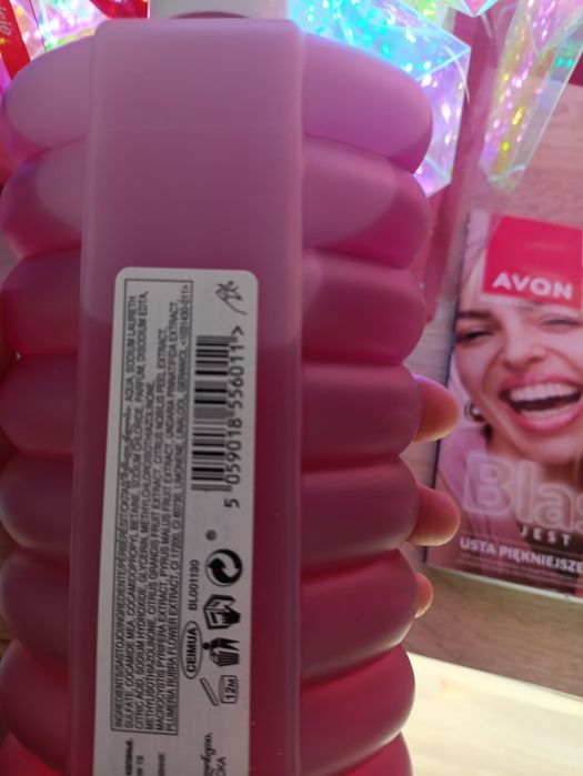 Płyn do kąpieli raspberry delight avon