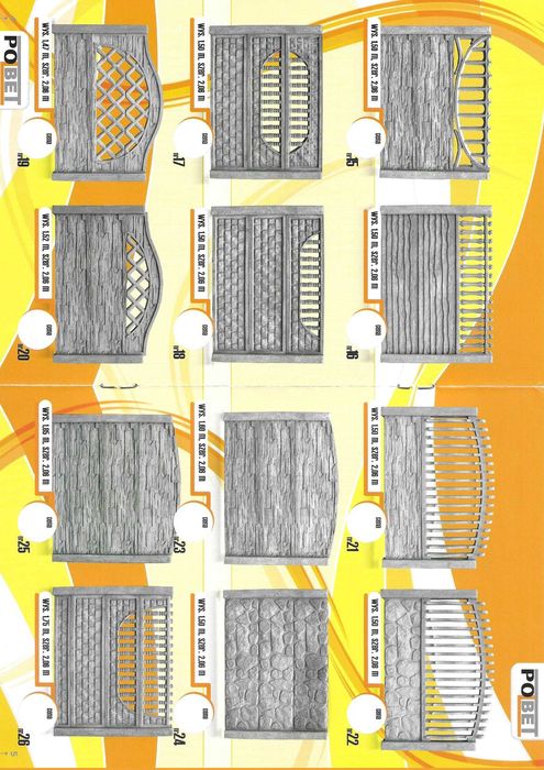 Ogrodzenia Betonowe/Słupki betonowe/Podmurówki betonowe