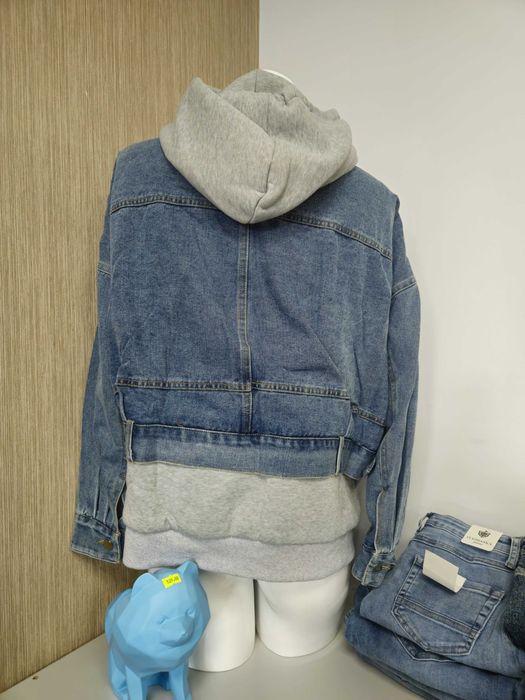 Kurtka, bluza jeansowa ocieplana Italy r. Uni Plus Size !!!