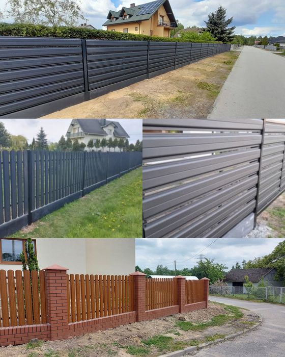 Sztacheta metalowa  ogrodzenie panelowe Lamele Panel