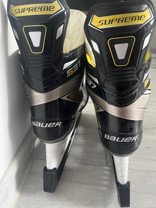 Łyżwy hokejowe Bauer Supreme S37 – rozmiar 11D – stan jak nowe!