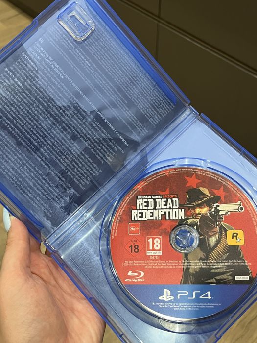Red dead redemption диск на ps4