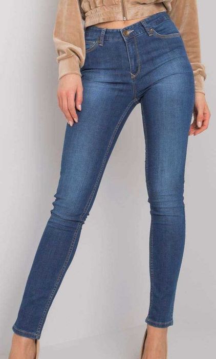 Niebieskie spodnie dżinsowe skinny, 27/32, 28/32, 29/32, nowe