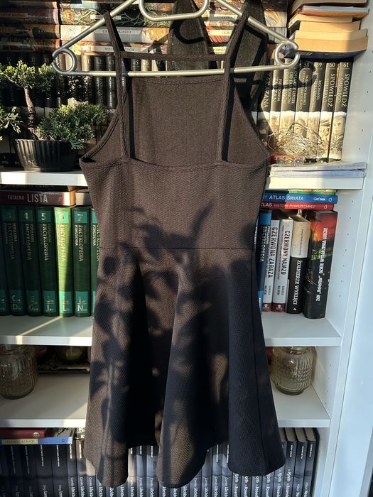 Czarna sukienka H&M 34 Jodełka