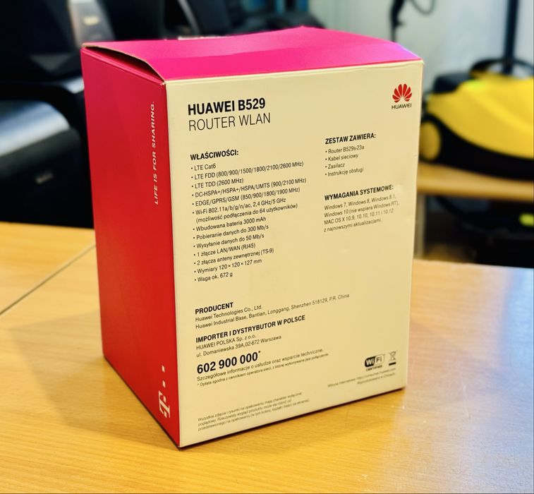 Router HUAWEI B529 - Na kartę SIM - Bez Simlocka