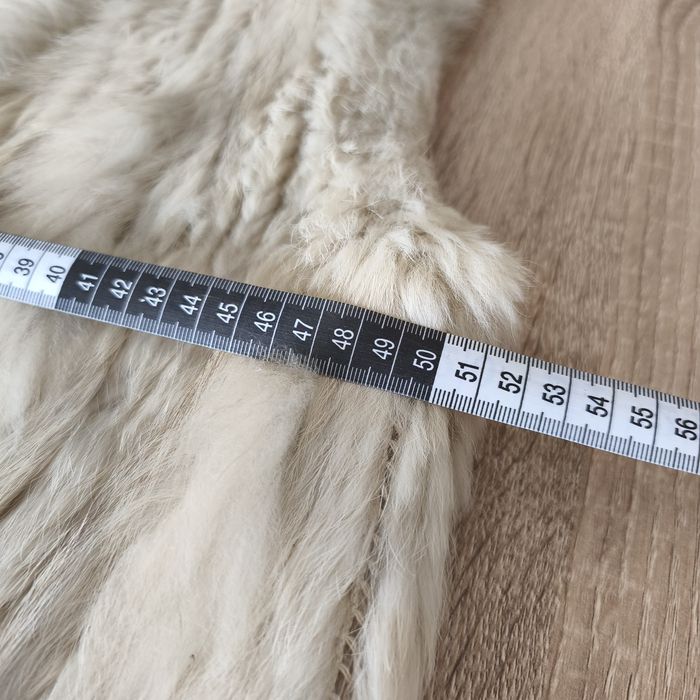 Colete de Pele Natural – Coelho & Guaxinim (L/XL)