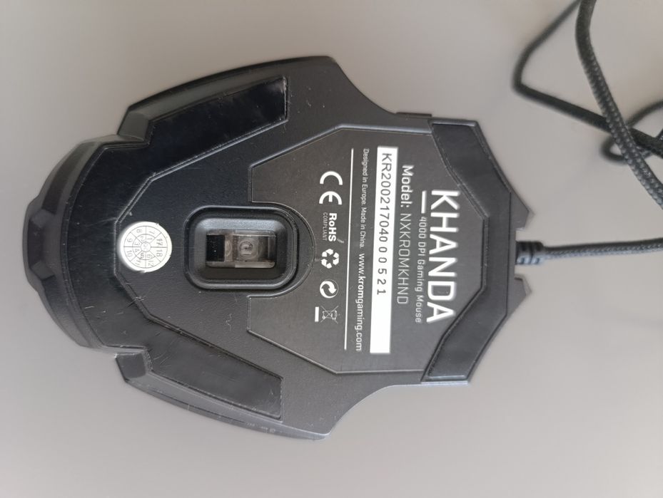 Rato gamer preto