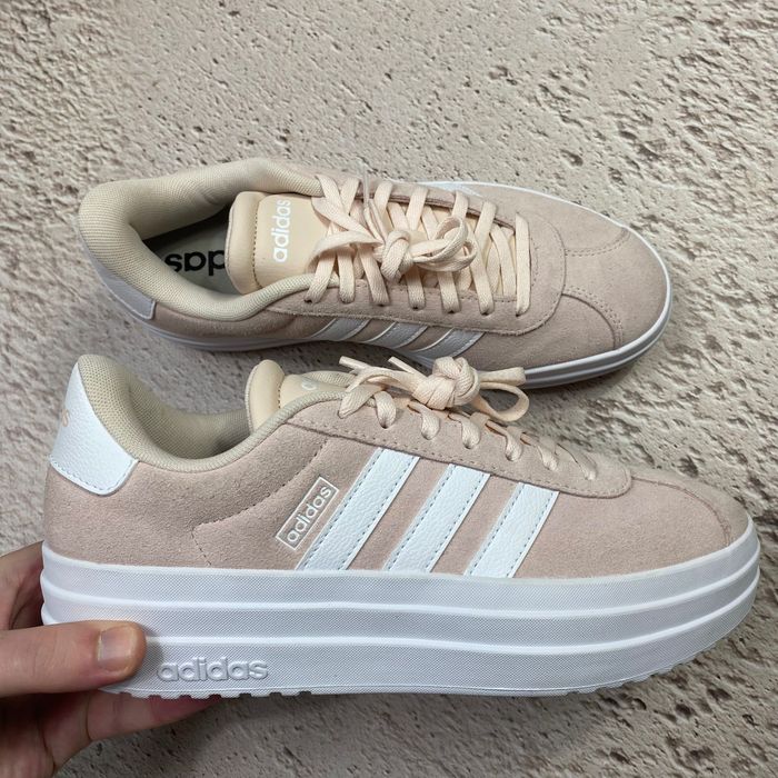 ih9996 оригінал нові жіночі кросівки Adidas vl court bold originals